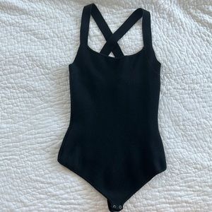 Abercrombie and Fitch black bodysuit
